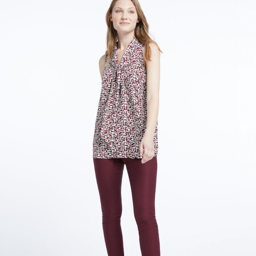 Nic + Zoe NWT falling blocks tank sz s